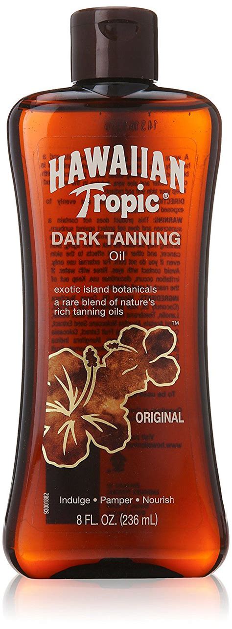 hawaiian tropic sun tanning oil.